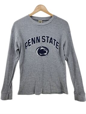 Penn State Gray Thermal Long John Shirt Women's Medium Nittany Lions "We Are"